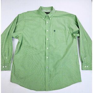 Ariat Green Casual Button Down Shirt